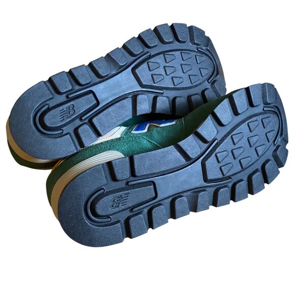 New Balance Mens ML574DVG Sneakers Size 13 Green Suede & Mesh - Picture 6 of 7